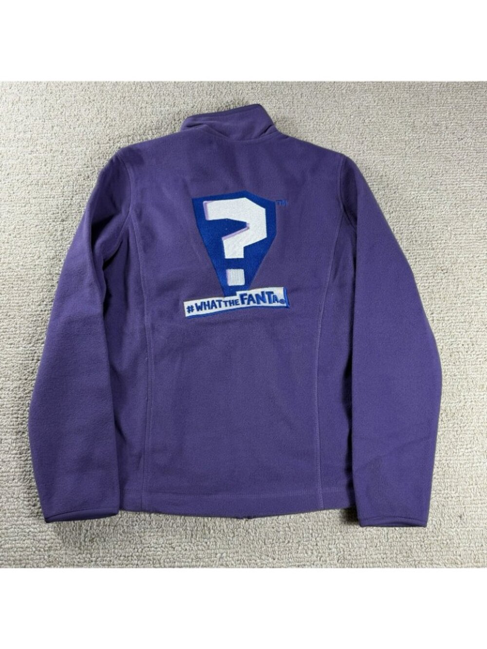 FANTA by Coca-Cola What The Fanta Fleece Jacket Purple Women’s Size Small - Picture 7 of 7